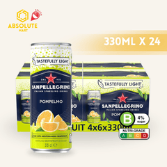 [CARTON] SAN PELLEGRINO Pompelmo Tastefully Light Sparkling Beverage 330ML X 24 (CAN) - ABSOLUTE MART[CARTON] SAN PELLEGRINO Pompelmo Tastefully Light Sparkling Beverage 330ML X 24 (CAN)Fruity Sparkling Drinks