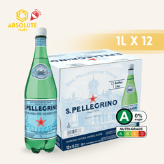 [CARTON] SAN PELLEGRINO Sparkling Mineral Water 1L X 12 (P.E.T BOTTLE) - ABSOLUTE MART[CARTON] SAN PELLEGRINO Sparkling Mineral Water 1L X 12 (P.E.T BOTTLE)Sparkling Water
