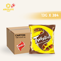 [CARTON] TWISTIES BBQ CURRY 13G X 24 X 16 (PACKETS) - ABSOLUTE MART[CARTON] TWISTIES BBQ CURRY 13G X 24 X 16 (PACKETS)Corn Chips