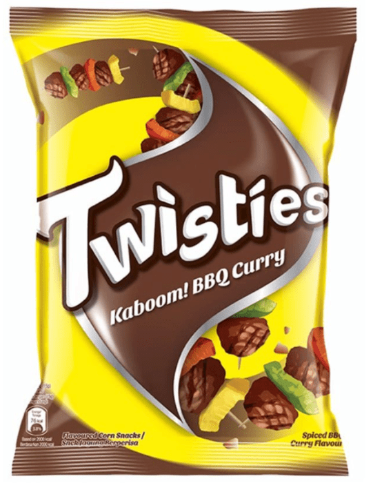 [CARTON] TWISTIES BBQ Curry 60G X 10 X 6 (PACKETS) - ABSOLUTE MART[CARTON] TWISTIES BBQ Curry 60G X 10 X 6 (PACKETS)