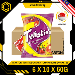 [CARTON] TWISTIES Cherry Tomato 60G X 10 X 6 (PACKETS) - ABSOLUTE MART[CARTON] TWISTIES Cherry Tomato 60G X 10 X 6 (PACKETS)