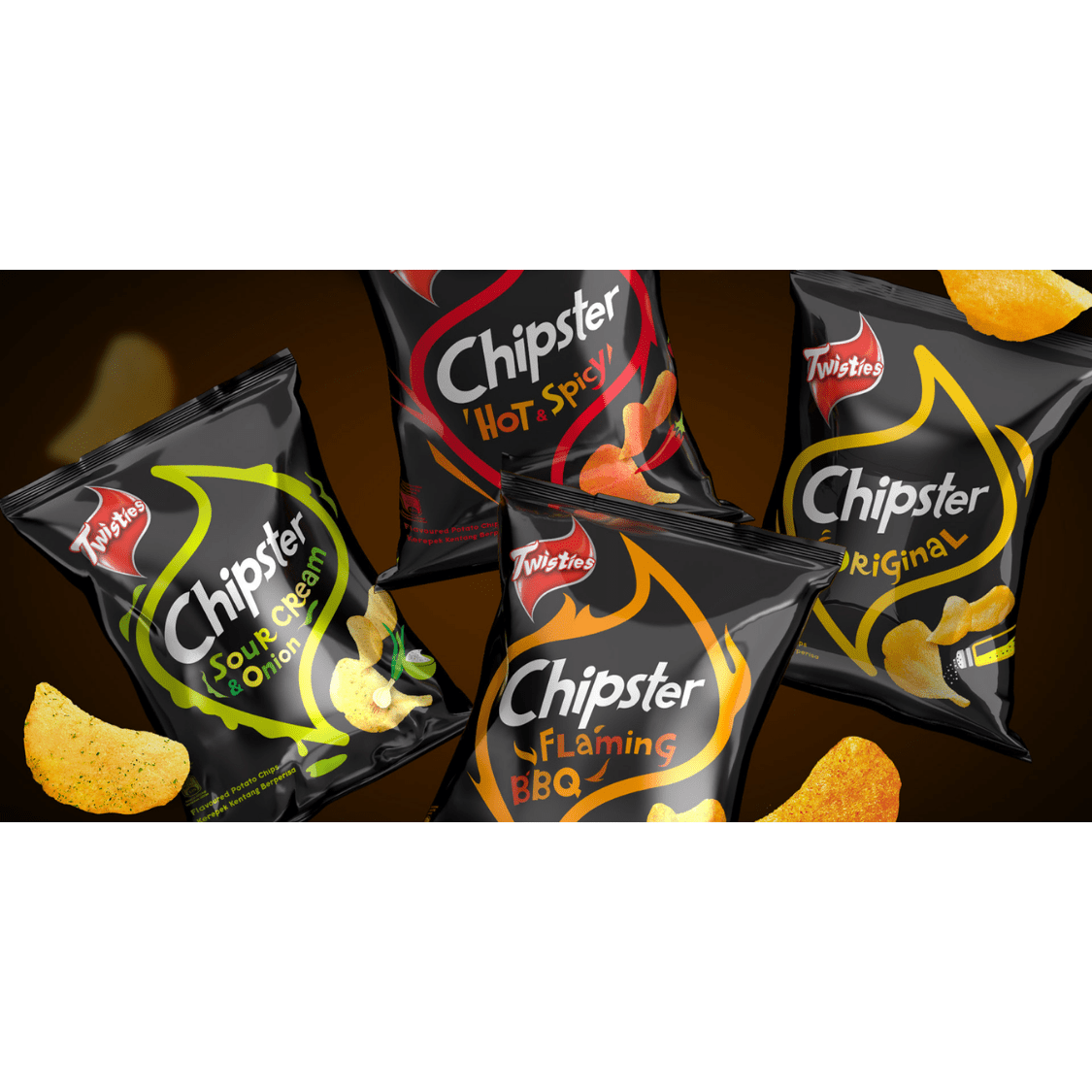 [CARTON] TWISTIES Chipster Flaming BBQ 60G X 10 X 3 (PACKETS - ABSOLUTE MART[CARTON] TWISTIES Chipster Flaming BBQ 60G X 10 X 3 (PACKETSCorn Chips