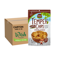 [CARTON] WOH Tempeh Chips BBQ 100G X 20 (PACKET) - ABSOLUTE MART[CARTON] WOH Tempeh Chips BBQ 100G X 20 (PACKET)Puffed Snacks