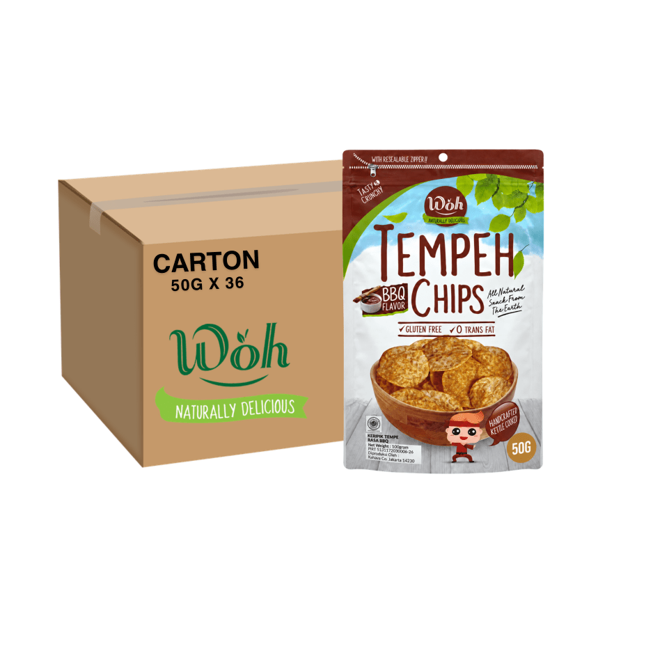 [CARTON] WOH Tempeh Chips BBQ 50G X 36 (PACKET) - ABSOLUTE MART[CARTON] WOH Tempeh Chips BBQ 50G X 36 (PACKET)Puffed Snacks