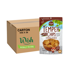 [CARTON] WOH Tempeh Chips BBQ 50G X 36 (PACKET) - ABSOLUTE MART[CARTON] WOH Tempeh Chips BBQ 50G X 36 (PACKET)Puffed Snacks