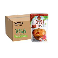 [CARTON] WOH Tempeh Chips Spicy Chilli 50G X 36 (PACKET) - ABSOLUTE MART[CARTON] WOH Tempeh Chips Spicy Chilli 50G X 36 (PACKET)Puffed Snacks