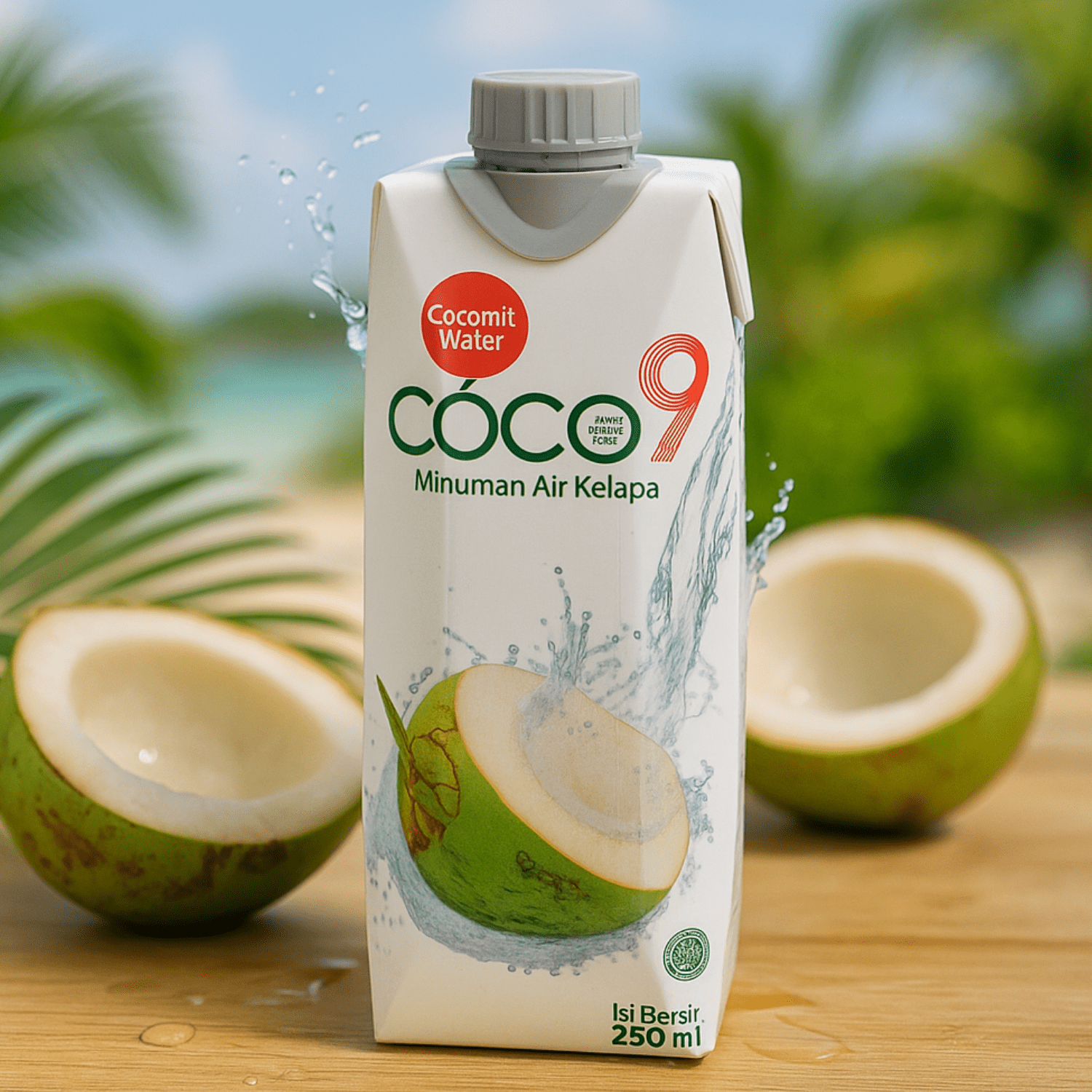 COCO9 100% Coconut Water 250ML X 24 (TETRA) - ABSOLUTE MARTCOCO9 100% Coconut Water 250ML X 24 (TETRA)Coconut Water