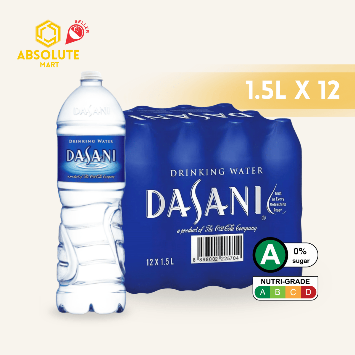 DASANI DRINKING Water 1.5L x 12 (BOTTLE) - ABSOLUTE MARTDASANI DRINKING Water 1.5L x 12 (BOTTLE)Still Water