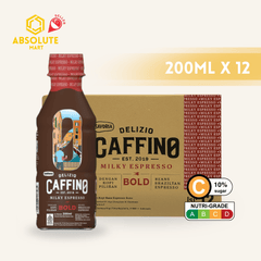 DELIZIO CAFFINO Milky Espresso 200ML X 12 (BOTTLE) - ABSOLUTE MARTDELIZIO CAFFINO Milky Espresso 200ML X 12 (BOTTLE)Ready To Drink Coffee
