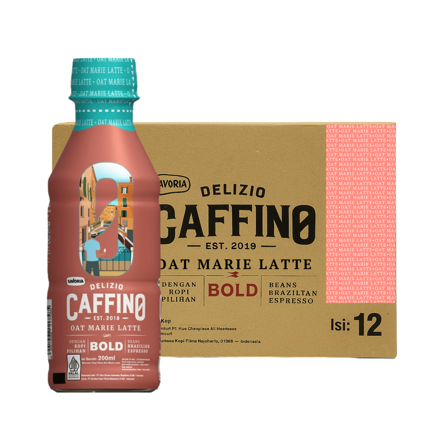 DELIZIO CAFFINO Oat Marie Latte 200ML X 12 (BOTTLE) - ABSOLUTE MARTDELIZIO CAFFINO Oat Marie Latte 200ML X 12 (BOTTLE)Ready To Drink Coffee