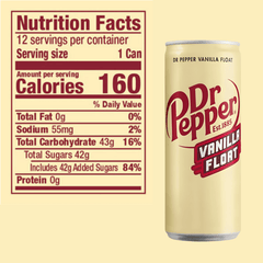 DR PEPPER Vanilla Float 275ML X 12 (GLASS) - ABSOLUTE MARTDR PEPPER Vanilla Float 275ML X 12 (GLASS)Cola & Classic Sodas