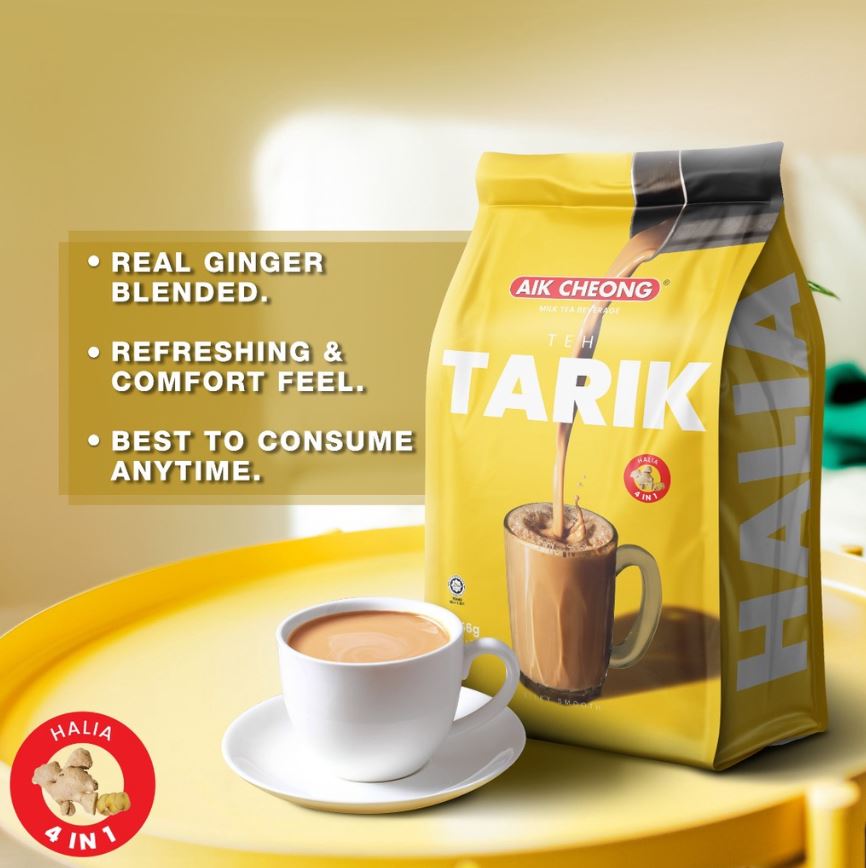 [CARTON] AIK CHEONG Teh Halia 4-IN-1  24 X 12 X 38G (SACHET)