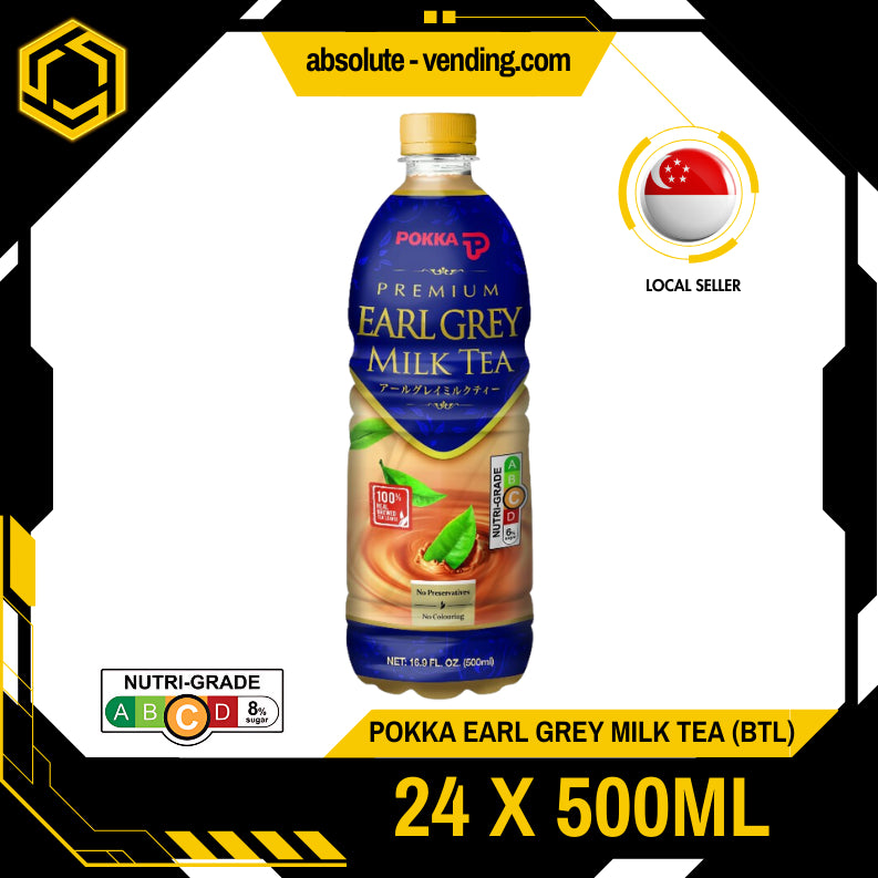 POKKA Premium Earl Grey Milk Tea 500ML X 24 (BOTTLE)