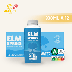 [ECO - FRIENDLY] ELM Irish Spring Water 330ML X 12 (TETRA) - ABSOLUTE MART[ECO - FRIENDLY] ELM Irish Spring Water 330ML X 12 (TETRA)Still Water