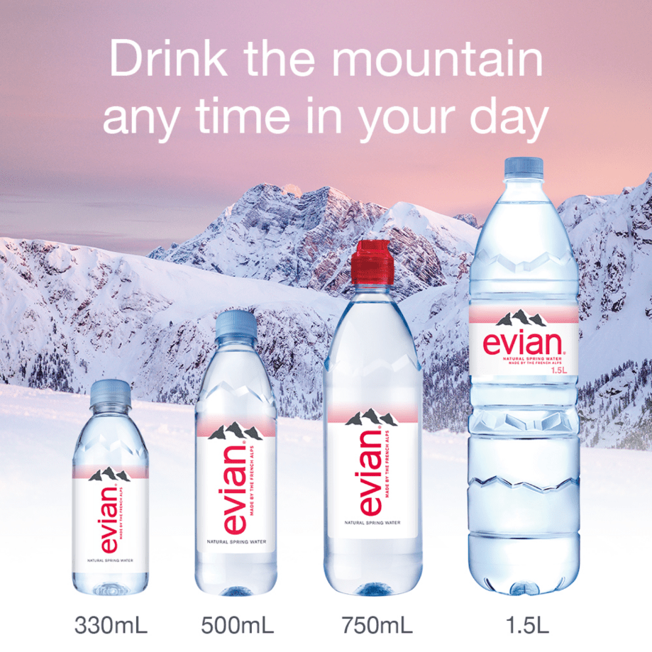 EVIAN Mineral Water 330ML X 24 (BOTTLE) - ABSOLUTE MARTEVIAN Mineral Water 330ML X 24 (BOTTLE)Still Water