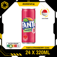FANTA Strawberry 320ML X 24 (CAN) - ABSOLUTE MARTFANTA Strawberry 320ML X 24 (CAN)