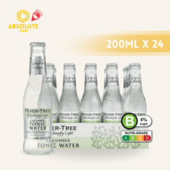 FEVER TREE Premium Light Cucumber Tonic Water 200ML X 24 (GLASS) - ABSOLUTE MARTFEVER TREE Premium Light Cucumber Tonic Water 200ML X 24 (GLASS)Tonic & Mixers