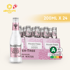 FEVER TREE Premium Soda Water 200ML X 24 (GLASS) - ABSOLUTE MARTFEVER TREE Premium Soda Water 200ML X 24 (GLASS)Tonic & Mixers
