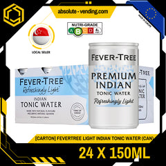 [CARTON] FEVER TREE Light Indian Tonic 150ML X 24 (CAN)