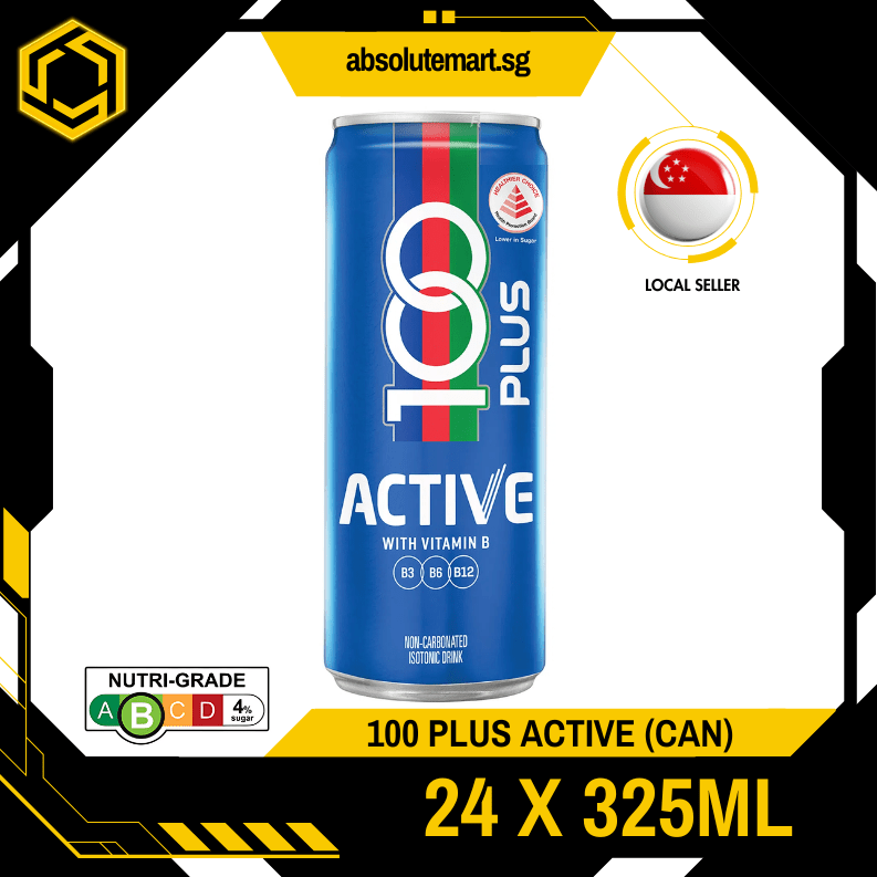 F&N 100 Plus Active 325ML X 24 (CAN) - ABSOLUTE MARTF&N 100 Plus Active 325ML X 24 (CAN)