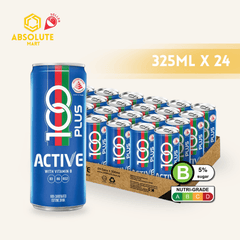F&N 100 Plus Active 325ML X 24 (CAN) - ABSOLUTE MARTF&N 100 Plus Active 325ML X 24 (CAN)Isotonic Drinks
