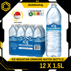F&N Ice Mountain [BLUE] Pure Drinking Water 1.5L X 12 (BOTTLE) - ABSOLUTE MARTF&N Ice Mountain [BLUE] Pure Drinking Water 1.5L X 12 (BOTTLE)