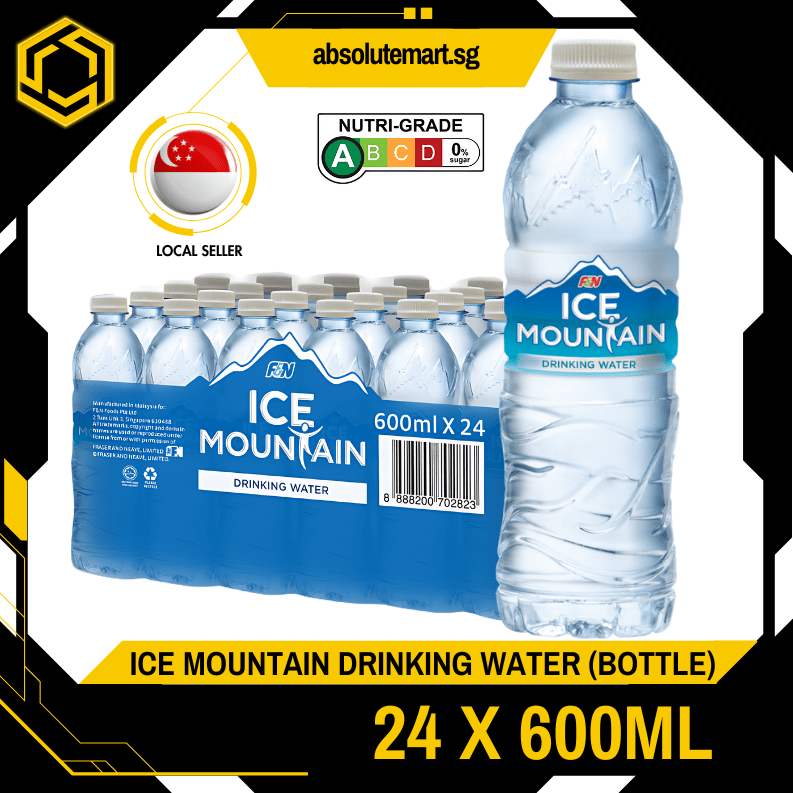 F&N Ice Mountain [BLUE] Pure Drinking Water 600ML X 24 (BOTTLE) - ABSOLUTE MARTF&N Ice Mountain [BLUE] Pure Drinking Water 600ML X 24 (BOTTLE)