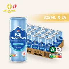 F&N Ice Mountain Sparkling Water Classic 325ML X 24 (CAN) - ABSOLUTE MARTF&N Ice Mountain Sparkling Water Classic 325ML X 24 (CAN)Sparkling Water