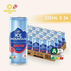 F&N Ice Mountain Sparkling Water Pink Grapefruit 325ML X 24 (CAN) - ABSOLUTE MARTF&N Ice Mountain Sparkling Water Pink Grapefruit 325ML X 24 (CAN)Sparkling Water