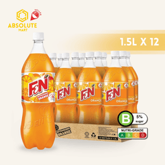 F&N Orange 1.5L X 12 (BOTTLE) - EXPIRES 16/01/2026 - ABSOLUTE MARTF&N Orange 1.5L X 12 (BOTTLE) - EXPIRES 16/01/2026Cola & Classic Sodas