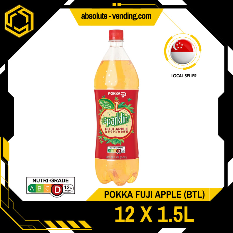 POKKA Fuji Apple 1.5L X 12 (BOTTLE)