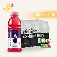 GLACEAU Vitamin Water XXX BERRIES 500ML X 12 (BOTTLES) - ABSOLUTE MARTGLACEAU Vitamin Water XXX BERRIES 500ML X 12 (BOTTLES)Vitamin Water