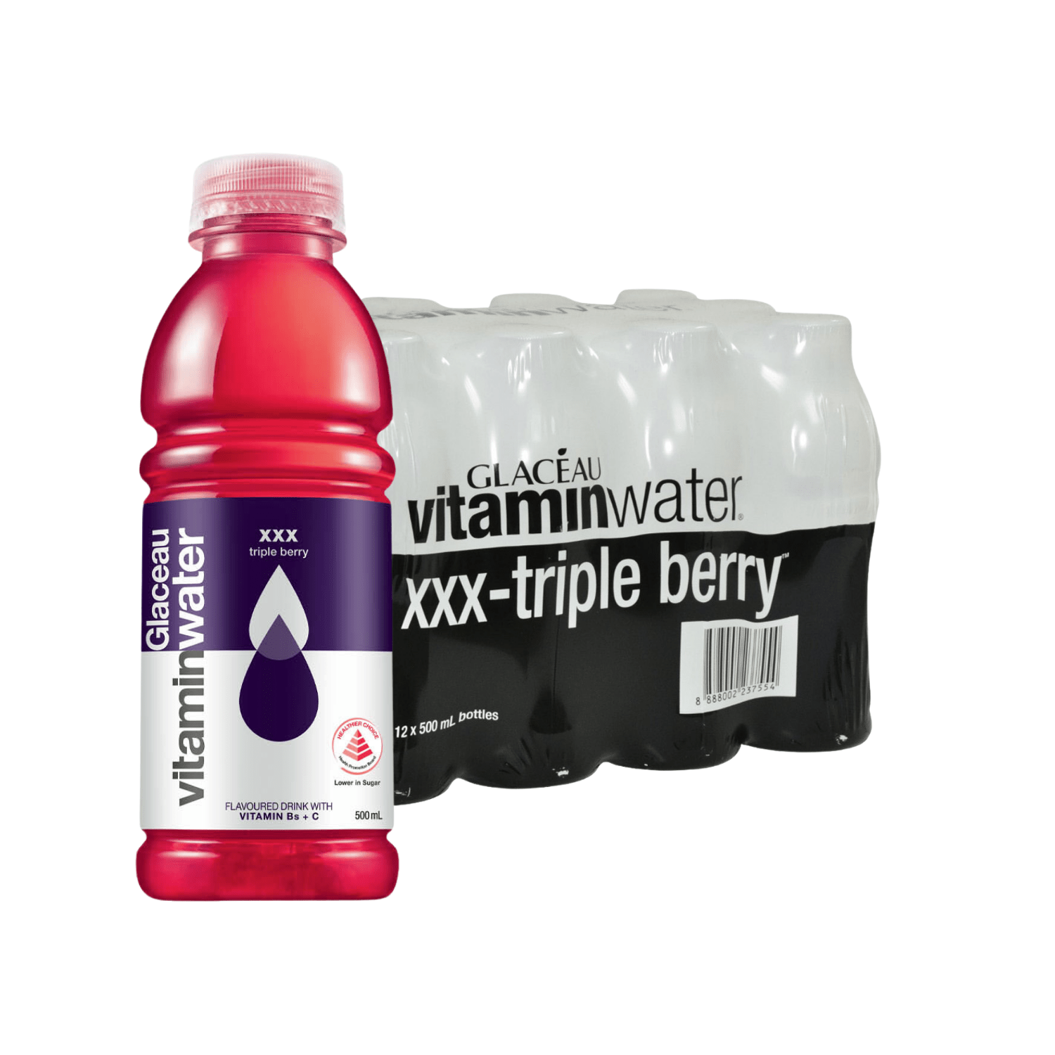 GLACEAU Vitamin Water XXX BERRIES 500ML X 12 (BOTTLES) - ABSOLUTE MARTGLACEAU Vitamin Water XXX BERRIES 500ML X 12 (BOTTLES)Vitamin Water