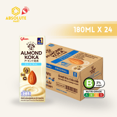 GLICO Almond Koka Milk Original 180ML X 24 (TETRA) - ABSOLUTE MARTGLICO Almond Koka Milk Original 180ML X 24 (TETRA)Dairy Milk