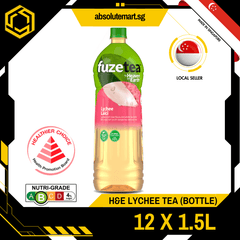 H&E Fuze Lychee Rose Tea 1.5L X 12 (BOTTLE) - ABSOLUTE MARTH&E Fuze Lychee Rose Tea 1.5L X 12 (BOTTLE)