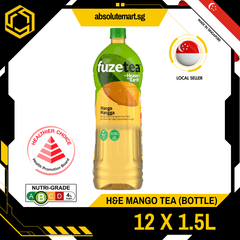 H&E Fuze Mango Tea 1.5L X 12 (BOTTLE) - ABSOLUTE MARTH&E Fuze Mango Tea 1.5L X 12 (BOTTLE)