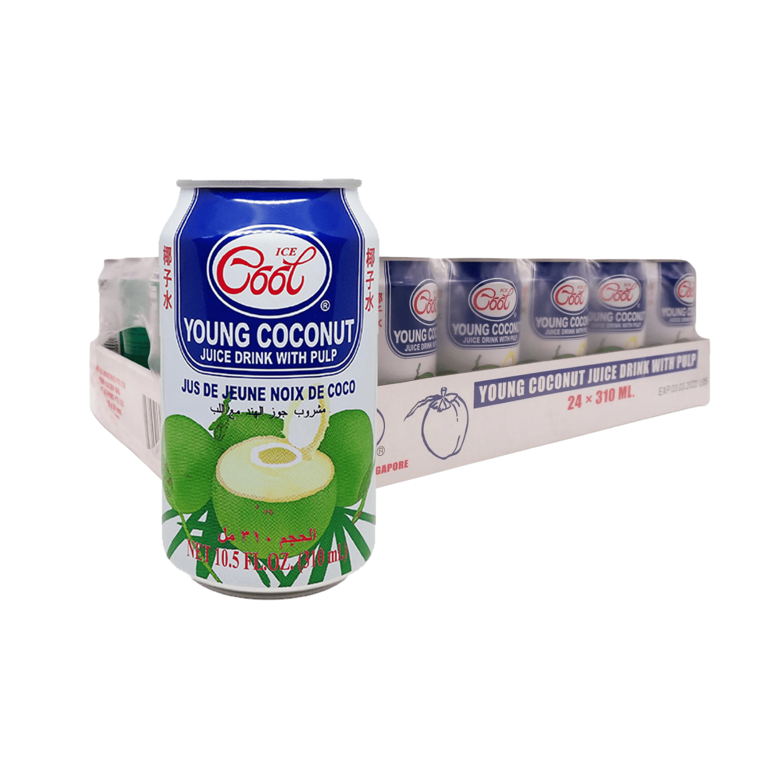 ICE COOL Coconut 310ML X 24 (CAN) - ABSOLUTE MARTICE COOL Coconut 310ML X 24 (CAN)Coconut Water