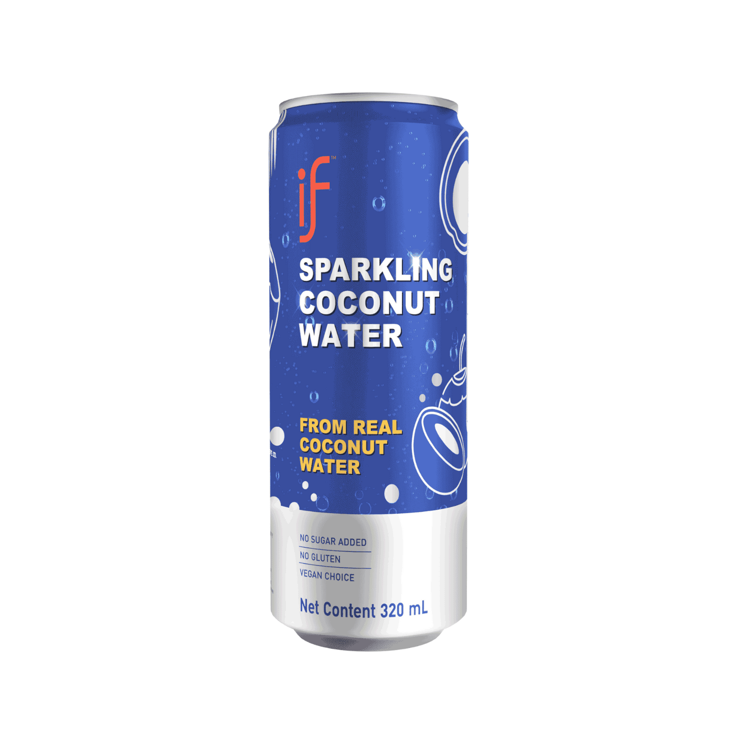 IF Sparkling Coconut Water 330ML X 24 (CAN) - ABSOLUTE MARTIF Sparkling Coconut Water 330ML X 24 (CAN)Coconut Water