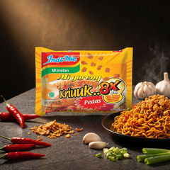 INDOMIE Goreng Pedas Kriuuk 75G X 40 (PACKETS) - ABSOLUTE MARTINDOMIE Goreng Pedas Kriuuk 75G X 40 (PACKETS)Instant Noodles
