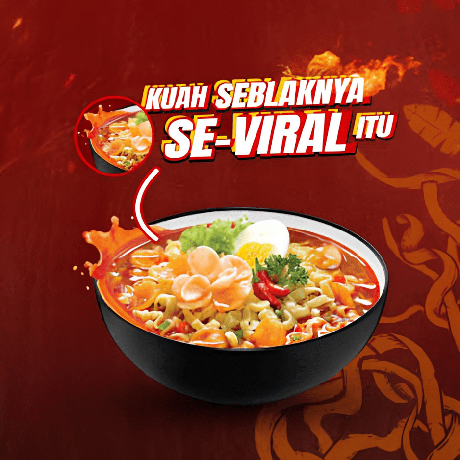 INDOMIE Hype Abis Rasa Seblak Hot Jeletot 75G X 40 (PACKETS) - ABSOLUTE MARTINDOMIE Hype Abis Rasa Seblak Hot Jeletot 75G X 40 (PACKETS)Instant Noodles