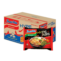 INDOMIE Hype Abis Rasa Seblak Hot Jeletot 75G X 40 (PACKETS) - ABSOLUTE MARTINDOMIE Hype Abis Rasa Seblak Hot Jeletot 75G X 40 (PACKETS)Instant Noodles