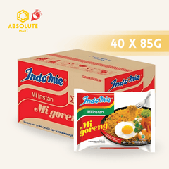 INDOMIE Mee Goreng (Original) 40 PACK X 85G (PACKETS) - ABSOLUTE MARTINDOMIE Mee Goreng (Original) 40 PACK X 85G (PACKETS)Instant Noodles