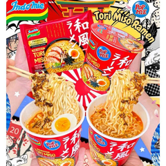 INDOMIE PREMIUM Pop Mie Tori Miso 70G X 12 (CUP) - ABSOLUTE MARTINDOMIE PREMIUM Pop Mie Tori Miso 70G X 12 (CUP)Instant Noodles
