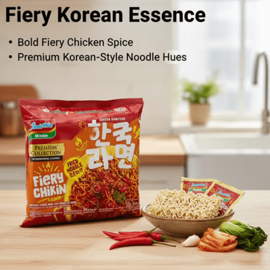 INDOMIE PREMIUM Ramen Fiery Chicken 94G X 20 PACKETS) - ABSOLUTE MARTINDOMIE PREMIUM Ramen Fiery Chicken 94G X 20 PACKETS)Instant Noodles