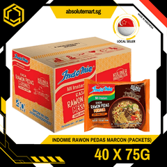 INDOMIE Rawon Pedas Mercon 40 Pack X 75G (PACKETS) - ABSOLUTE MARTINDOMIE Rawon Pedas Mercon 40 Pack X 75G (PACKETS)