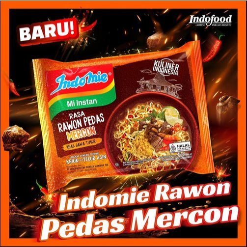 INDOMIE Rawon Pedas Mercon 40 Pack X 75G (PACKETS) - ABSOLUTE MARTINDOMIE Rawon Pedas Mercon 40 Pack X 75G (PACKETS)