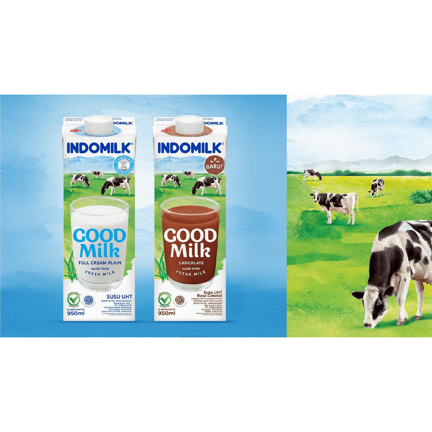 INDOMILK UHT Chocolate Milk 950ML X 12 (TETRA) - ABSOLUTE MARTINDOMILK UHT Chocolate Milk 950ML X 12 (TETRA)Chocolate Milk