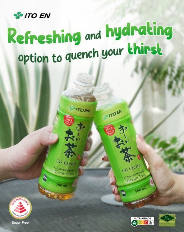 ITO EN Oi Ocha Unsweetened Japanese Green Tea 300ML X 24 (BOTTLE) - ABSOLUTE MARTITO EN Oi Ocha Unsweetened Japanese Green Tea 300ML X 24 (BOTTLE)