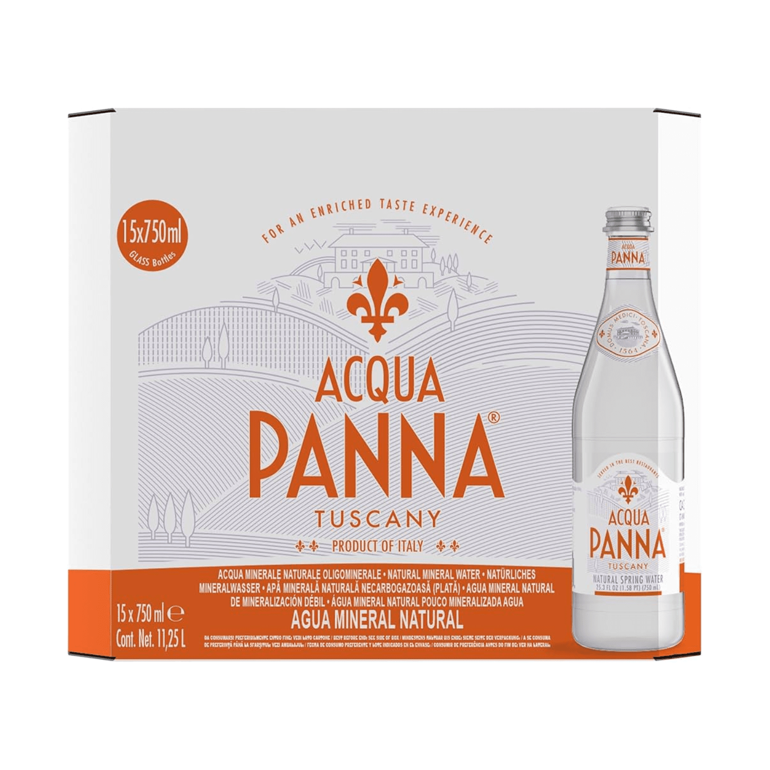 [JUMBO PACK] ACQUA PANNA Still Mineral Water 750ML X 15 (GLASS) - ABSOLUTE MART[JUMBO PACK] ACQUA PANNA Still Mineral Water 750ML X 15 (GLASS)Still Water