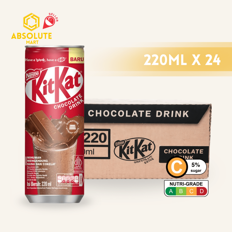 KIT KAT Chocolate Drink 220ML X 24 (CAN) - ABSOLUTE MARTKIT KAT Chocolate Drink 220ML X 24 (CAN)